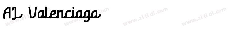 AL Valenciaga字体转换